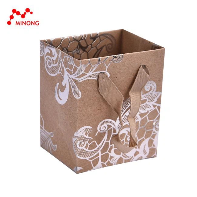 Kraft Paper Hot Silver Tote Bag